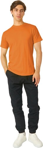 Футболка US Basic Super Heavy Super Club мужская, оранжевый, размер 2XL (56)