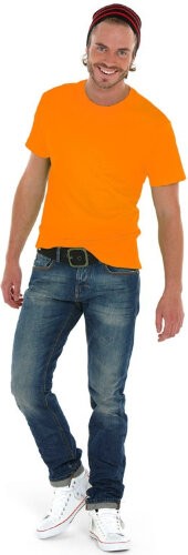 Футболка US Basic Super Heavy Super Club мужская, оранжевый, размер 2XL (56)