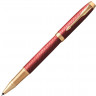  Ручка роллер Parker IM Premium T318 Red G, стержень: F, цвет чернил: black, в подарочной упаковке