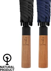 Зонт-трость XD Collection Tony из rPET Aware™, d133 см, черный