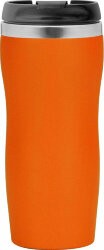 Термокружка Double wall mug C1, soft touch, 350 мл, оранжевый