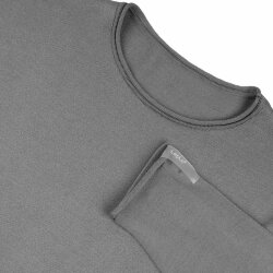 Лонгслив унисекс Siluetti Fuori, серый, L/XL