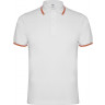 Рубашка поло Roly Nation мужская, белый, размер 2XL (56)