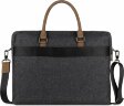 Портфель мужской BUGATTI Luce 15'', серый, полиэстер, 40х10х31,5 см
