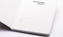 Набор Pininfarina Banksy Крыса: шариковая ручка GrafeeX и блокнот линованный из каменной бумаги, А5