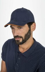 Бейсболка Sol&#039;s Buffalo, коричневая с бежевым