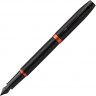 Перьевая ручка Parker IM Vibrant Rings Flame Orange, стержень: F, цвет чернил: blue, в подарочной упаковке
