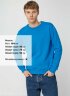 Свитшот Molti Toima Heavy 2.0 унисекс, бирюзовый, размер XXL