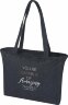 Эко-сумка Weekender из переработанного материала Aware™ плотностью 500 г/м2, джинс