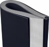 Ежедневник Flat Maxi, недатированный, иссиня-черный