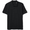 Рубашка поло мужская Unit Virma Stretch, черная, размер L