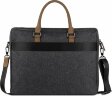 Портфель мужской BUGATTI Luce 16'', серый, полиэстер, 40х8х31,5 см