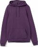 Толстовка с капюшоном унисекс Hoodie, фиолетовый меланж, XL