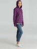 Толстовка с капюшоном унисекс Hoodie, фиолетовый меланж, XL