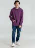 Толстовка с капюшоном унисекс Hoodie, фиолетовый меланж, XL