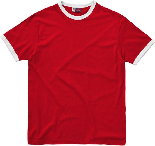 Футболка US Basic Adelaide мужская, красный/белый, размер 2XL