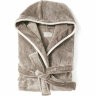 Банный халат VINGA Louis из rPET GRS, унисекс, 350 г/м2, серый, размер S-M