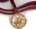 Сумка женская Beverly Hills Polo Club, красный/желтое золото