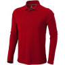 Рубашка поло Elevate Oakville мужская с длинным рукавом, красный, размер XS (46)