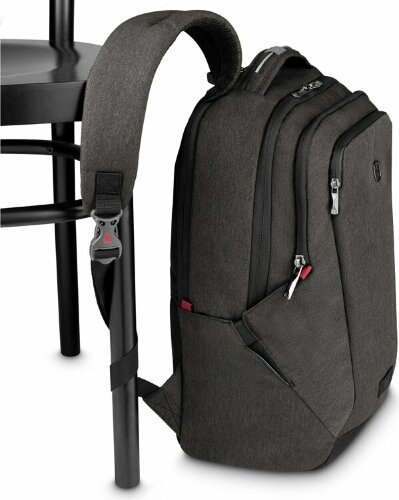 Рюкзак Wenger MX Professional 16", серый, 100% полиэстер, 33х21х45 см, 21 л