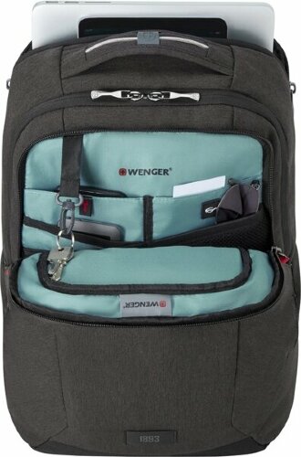 Рюкзак Wenger MX Professional 16", серый, 100% полиэстер, 33х21х45 см, 21 л