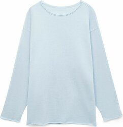 Лонгслив унисекс Siluetti Fuori, светло-голубой, L/XL