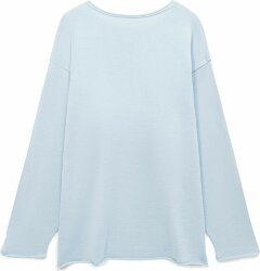 Лонгслив унисекс Siluetti Fuori, светло-голубой, L/XL