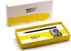 Набор Pininfarina Banksy Lizzy Stardust: карандаш SMART с бетонной подставкой