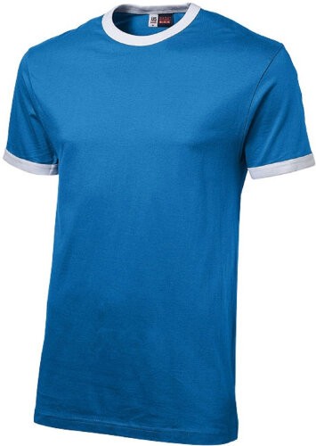 Футболка US Basic Adelaide мужская, небесно-синий/белый, размер 2XL