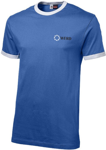 Футболка US Basic Adelaide мужская, небесно-синий/белый, размер 2XL