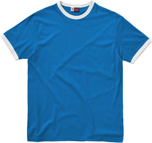 Футболка US Basic Adelaide мужская, небесно-синий/белый, размер 2XL