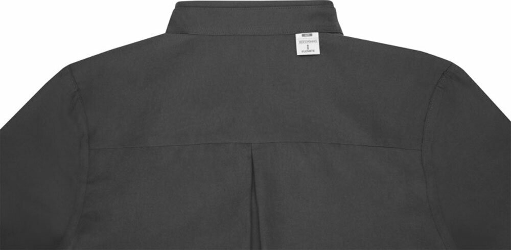 Мужская рубашка Elevate Pollux с длинными рукавами, storm grey, размер M (50)