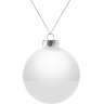 Оформительский шар Finery, 8 см, глянцевый белый