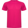 Спортивная футболка Roly Montecarlo мужская, фуксия, размер S (44-46)