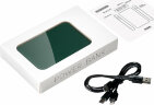 Внешний аккумулятор с подсветкой Ancor 5000 mAh, зеленый