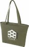 Эко-сумка Weekender из переработанного материала Aware™ плотностью 500 г/м2, зеленый