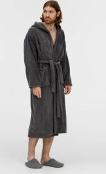 Халат флисовый Magic Mantle, темно-серый, размер XL/2XL