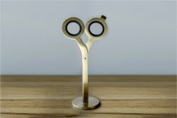 Настольные ножницы HMM Scissors на магнитной подставке, золотой