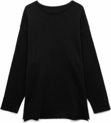 Лонгслив унисекс Siluetti Fuori, черный, S/M