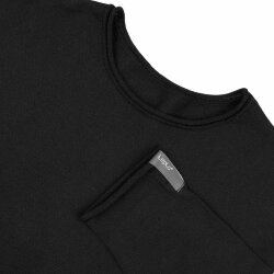Лонгслив унисекс Siluetti Fuori, черный, S/M
