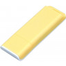  Флешка прямоугольной формы, оригинальный дизайн, двухцветный корпус, 64 Гб, желтый/белый
