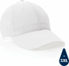 Бейсболка XD Collection Impact из переработанного хлопка AWARE™, 6 клиньев, 190 г/м2, белый
