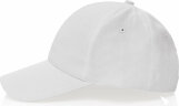 Бейсболка XD Collection Impact из переработанного хлопка AWARE™, 6 клиньев, 190 г/м2, белый