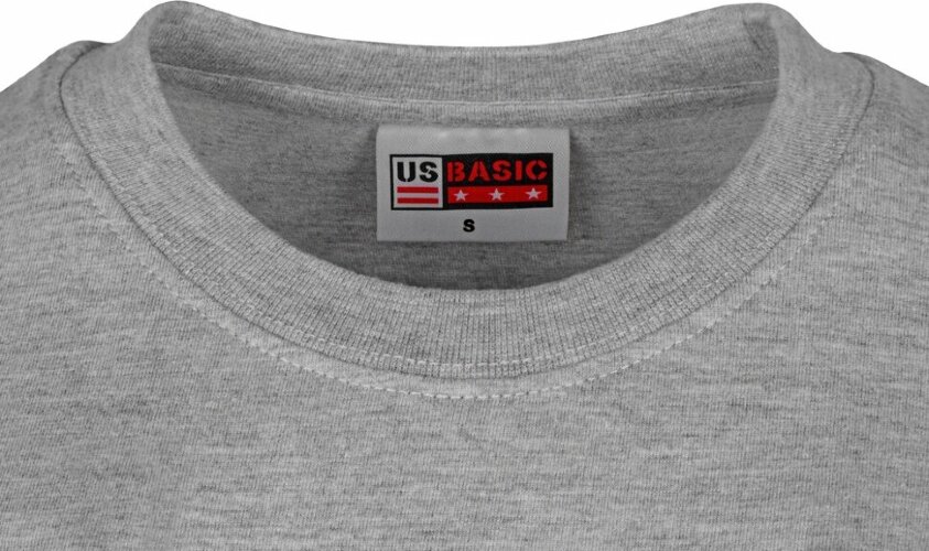 Футболка US Basic Heavy Super Club мужская, пепельно-серый, размер 2XL
