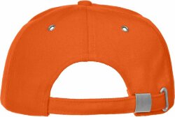 Бейсболка Molti Classic, оранжевая с белым кантом