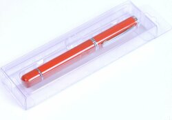 USB-флешка на 32 Гб в виде ручки с мини чипом, оранжевый