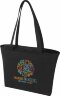 Эко-сумка Weekender из переработанного материала Aware™ плотностью 500 г/м2, черный