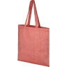  Эко-сумка Pheebs из переработанного хлопка, плотность 210 г/м2, красный яркий