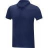 Мужская стильная футболка поло с короткими рукавами Elevate Deimos, темно-синий, размер XS (46)