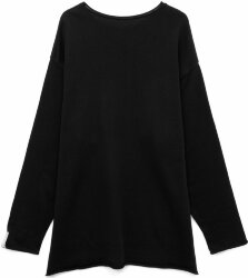 Лонгслив унисекс Siluetti Fuori, черный, L/XL